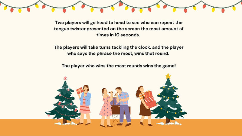 Tongue Timed: Christmas Edition